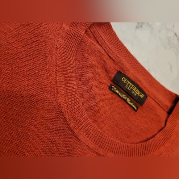 Gutteridge Soft Red Pullover Crew Neck - Picture 4 of 4